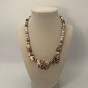 Jay King DRT Peppermint Opal Sterling Silver Necklace